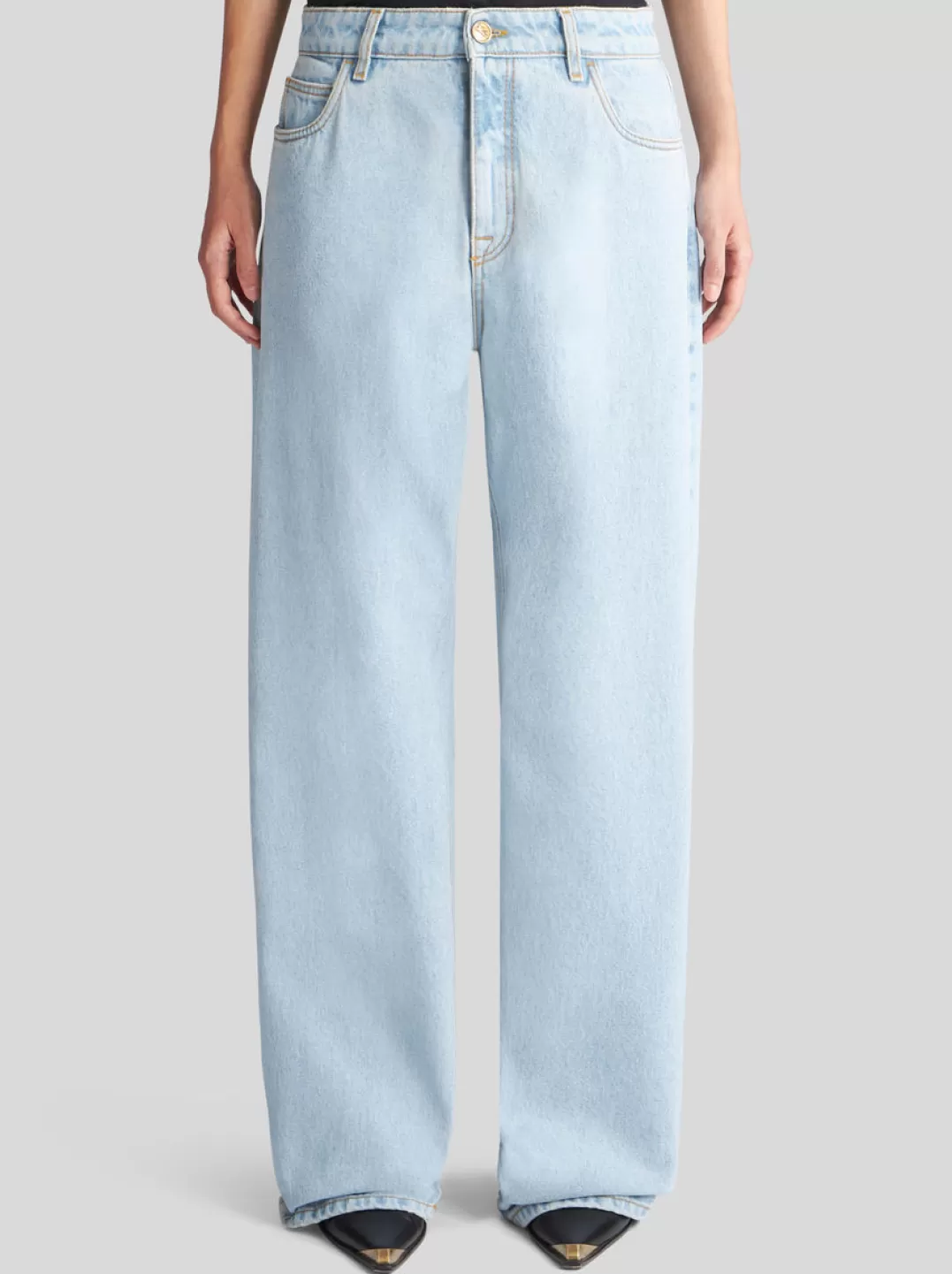 Best Baggy Jeans With Embroidery | Women | | Women Denim
