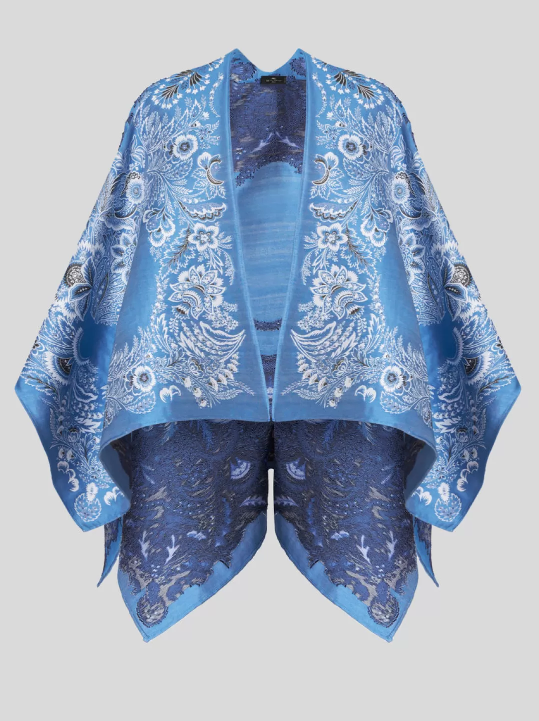 Online JACQUARD CAPE | Women Capes and Ponchos | Coats and Outerwear