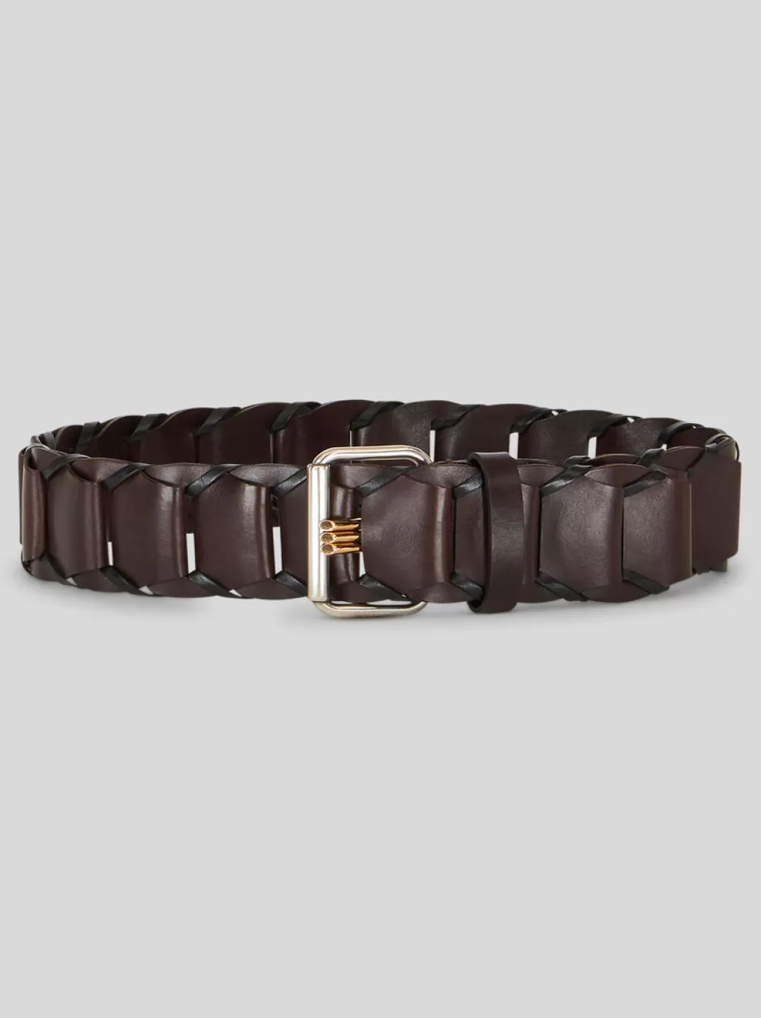 Cheap Leather Belt With Woven Working | Women | Women Belts