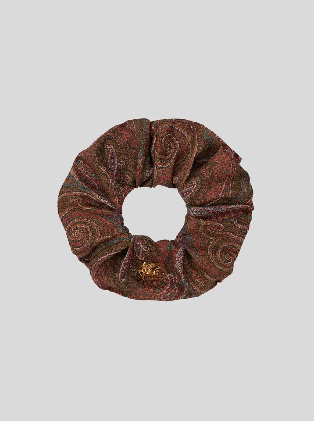 Hot Paisley Scrunchie With Pegaso | Women | | Women Hair Accessories