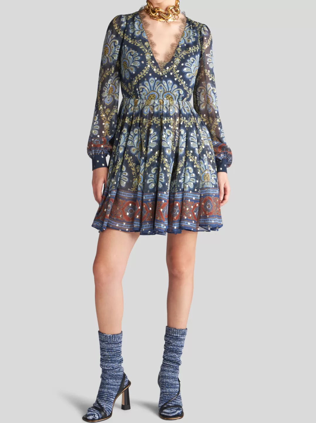 Discount PRINTED SILK DRESS | Women Dresses
