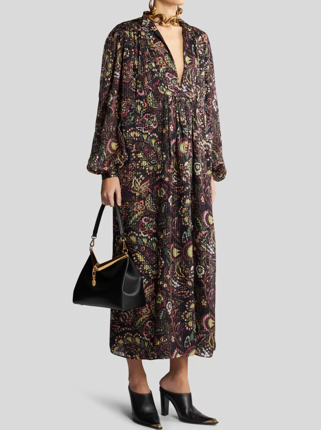 Online PRINTED SILK KAFTAN DRESS | Women Dresses